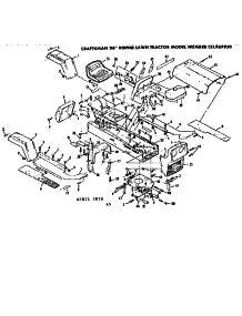 Top Half parts for Craftsman Rear-Engine Riding Mower 131969930 from AppliancePartsPros.com