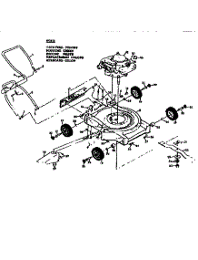 Mower Deck parts for Craftsman Walk-Behind Lawn Mower 131973112 from AppliancePartsPros.com