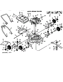 Mower Deck parts for Craftsman Walk-Behind Lawn Mower 13197320 from AppliancePartsPros.com