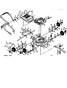 Mower Deck parts for Craftsman Walk-Behind Lawn Mower 13197322 from AppliancePartsPros.com