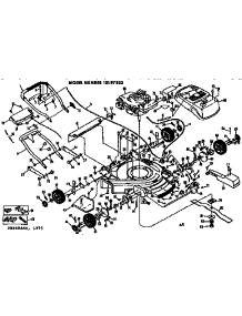 Replacement Parts parts for Craftsman Walk-Behind Lawn Mower 13197332 from AppliancePartsPros.com