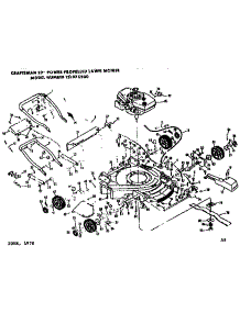 Replacement Parts parts for Craftsman Walk-Behind Lawn Mower 131973500 from AppliancePartsPros.com