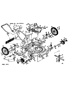Mower Deck parts for Craftsman Walk-Behind Lawn Mower 131973610 from AppliancePartsPros.com