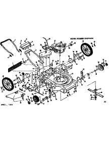 Mower Deck parts for Craftsman Walk-Behind Lawn Mower 131973650 from AppliancePartsPros.com