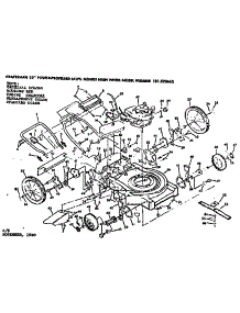 Mower Deck parts for Craftsman Walk-Behind Lawn Mower 131973662 from AppliancePartsPros.com