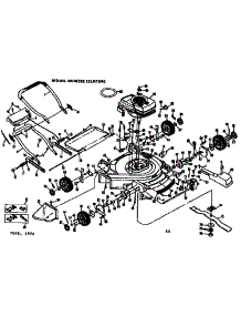 Mower Deck parts for Craftsman Walk-Behind Lawn Mower 13197390 from AppliancePartsPros.com