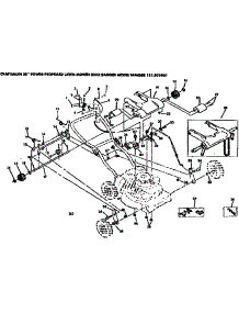 Handle Assembly parts for Craftsman Walk-Behind Lawn Mower 131973901 from AppliancePartsPros.com