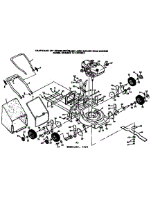 Mower Deck parts for Craftsman Walk-Behind Lawn Mower 131973932 from AppliancePartsPros.com