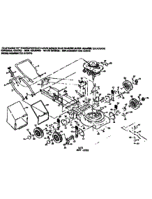 Mower Deck parts for Craftsman Walk-Behind Lawn Mower 131973970 from AppliancePartsPros.com