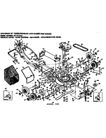 Replacement Parts parts for Craftsman Walk-Behind Lawn Mower 131974104 from AppliancePartsPros.com