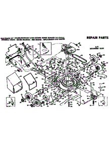 Replacement Parts parts for Craftsman Walk-Behind Lawn Mower 131974141 from AppliancePartsPros.com