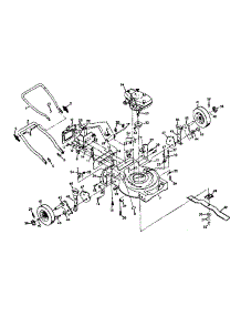 Mower Deck parts for Craftsman Walk-Behind Lawn Mower 131974200 from AppliancePartsPros.com