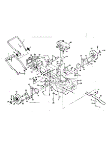 Mower Deck parts for Craftsman Walk-Behind Lawn Mower 131974202 from AppliancePartsPros.com