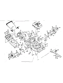 Mower Deck parts for Craftsman Walk-Behind Lawn Mower 131974310 from AppliancePartsPros.com