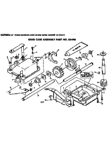 Gear Case Assembly parts for Craftsman Walk-Behind Lawn Mower 131974311 from AppliancePartsPros.com
