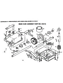 Gear Case Assembly parts for Craftsman Walk-Behind Lawn Mower 131974312 from AppliancePartsPros.com