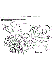Mower Deck parts for Craftsman Walk-Behind Lawn Mower 131974610 from AppliancePartsPros.com