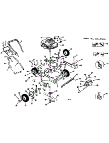 Replacement Parts parts for Craftsman Walk-Behind Lawn Mower 13197528 from AppliancePartsPros.com