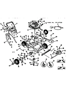 Replacement Parts parts for Craftsman Walk-Behind Lawn Mower 13197530 from AppliancePartsPros.com