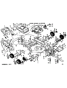 Mower Deck parts for Craftsman Walk-Behind Lawn Mower 131975700 from AppliancePartsPros.com
