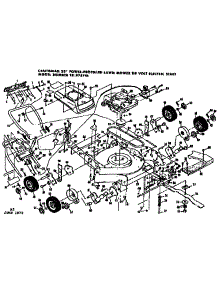 Mower Deck parts for Craftsman Walk-Behind Lawn Mower 131975701 from AppliancePartsPros.com