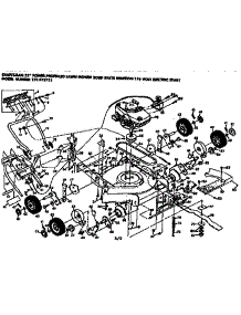 Mower Deck parts for Craftsman Walk-Behind Lawn Mower 131975711 from AppliancePartsPros.com