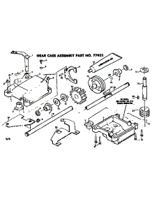 Gear Case Assembly parts for Craftsman Walk-Behind Lawn Mower 131975720 from AppliancePartsPros.com