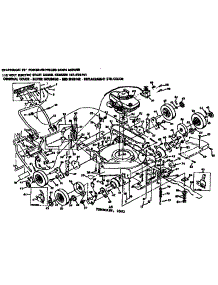 Mower Deck parts for Craftsman Walk-Behind Lawn Mower 131975721 from AppliancePartsPros.com