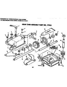 Gear Case Assembly parts for Craftsman Walk-Behind Lawn Mower 131975721 from AppliancePartsPros.com