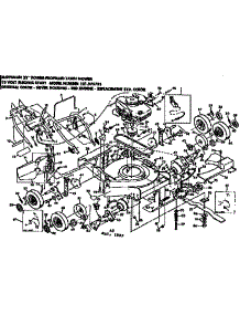 Mower Deck parts for Craftsman Walk-Behind Lawn Mower 131975722 from AppliancePartsPros.com