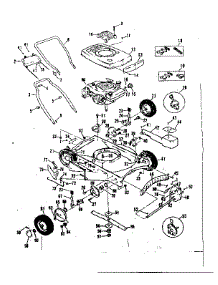 Mower Deck parts for Craftsman Walk-Behind Lawn Mower 13197774 from AppliancePartsPros.com