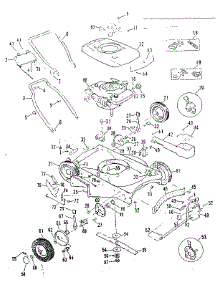 Mower Deck parts for Craftsman Walk-Behind Lawn Mower 13197775 from AppliancePartsPros.com