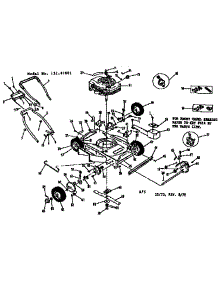 Replacement Parts parts for Craftsman Walk-Behind Lawn Mower 13197801 from AppliancePartsPros.com