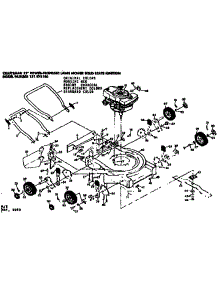 Mower Deck parts for Craftsman Walk-Behind Lawn Mower 131978100 from AppliancePartsPros.com