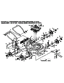 Mower Deck parts for Craftsman Walk-Behind Lawn Mower 131978102 from AppliancePartsPros.com