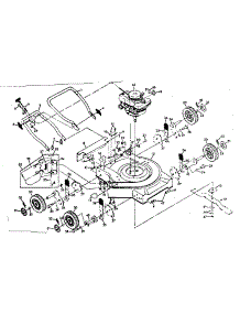 Mower Deck parts for Craftsman Walk-Behind Lawn Mower 131978110 from AppliancePartsPros.com