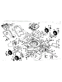 Mower Deck parts for Craftsman Walk-Behind Lawn Mower 131978200 from AppliancePartsPros.com