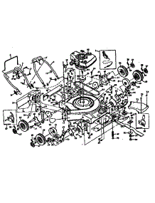 Mower Deck parts for Craftsman Walk-Behind Lawn Mower 131978222 from AppliancePartsPros.com