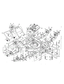 Mower Deck parts for Craftsman Walk-Behind Lawn Mower 131978223 from AppliancePartsPros.com