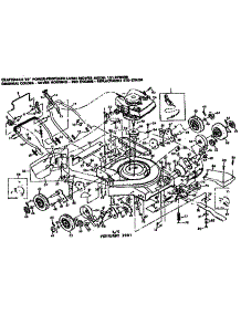 Mower Deck parts for Craftsman Walk-Behind Lawn Mower 131978230 from AppliancePartsPros.com