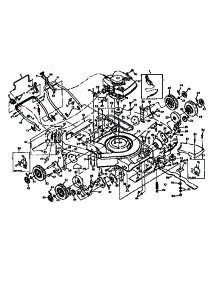 Mower Deck parts for Craftsman Walk-Behind Lawn Mower 131978231 from AppliancePartsPros.com