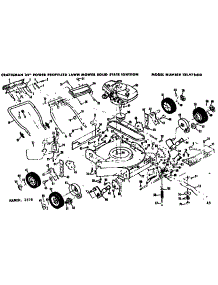 Mower Deck parts for Craftsman Walk-Behind Lawn Mower 131978410 from AppliancePartsPros.com