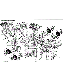 Mower Deck parts for Craftsman Walk-Behind Lawn Mower 131978411 from AppliancePartsPros.com
