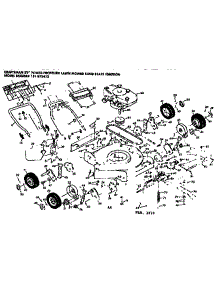 Mower Deck parts for Craftsman Walk-Behind Lawn Mower 131978413 from AppliancePartsPros.com