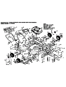 Mower Deck parts for Craftsman Walk-Behind Lawn Mower 131978420 from AppliancePartsPros.com
