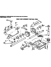 Gear Case Assembly parts for Craftsman Walk-Behind Lawn Mower 131978420 from AppliancePartsPros.com