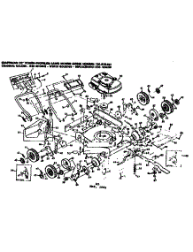 Mower Deck parts for Craftsman Walk-Behind Lawn Mower 131978421 from AppliancePartsPros.com