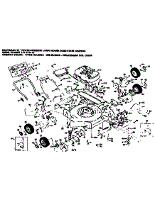 Mower Deck parts for Craftsman Walk-Behind Lawn Mower 131978610 from AppliancePartsPros.com