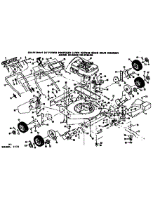 Mower Deck parts for Craftsman Walk-Behind Lawn Mower 131978800 from AppliancePartsPros.com