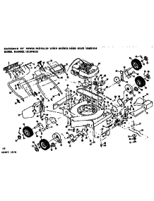 Mower Deck parts for Craftsman Walk-Behind Lawn Mower 131978801 from AppliancePartsPros.com